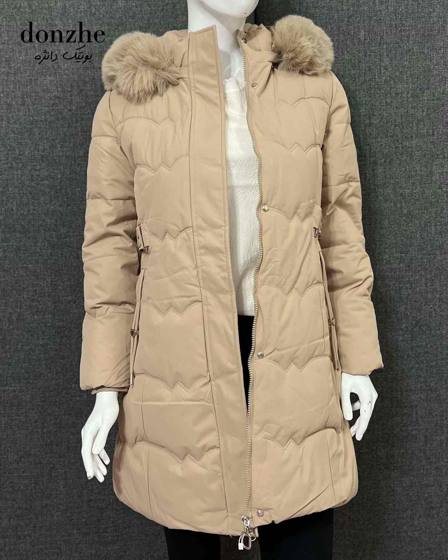 تصویر کاپشن بالی مدل بلند 